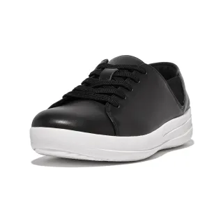 【FitFlop】F-SPORTY LACE-UP SNEAKER運動風繫帶休閒鞋-女(黑色)