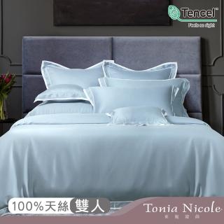 【Tonia Nicole 東妮寢飾】環保印染100%萊賽爾天絲被套床包組- 天空之城(雙人)