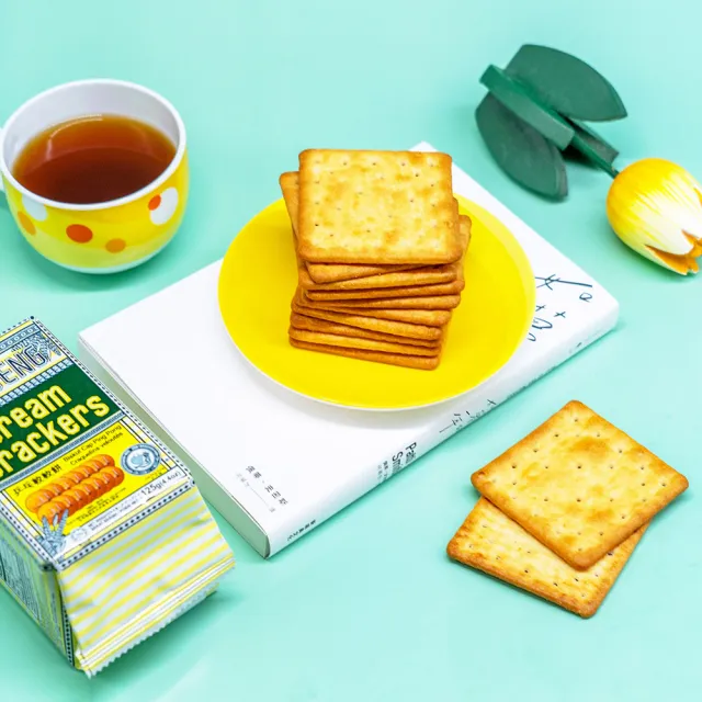 【馬來西亞 HUP SENG】乒乓蘇打餅 原味/甜味 125gx2入(口味任選)