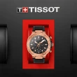 【TISSOT 天梭 官方授權】T-RACE 賽車運動概念計時錶-45mm 母親節 禮物(T1414173705100)
