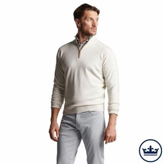 【Peter Millar】ARTISAN CRAFTED CASHMERE FLEX QUARTER-ZIP 男士 拉鍊長袖上衣