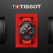 【TISSOT 天梭 官方授權】T-RACE MOTOGP賽車運動限量計時錶-45mm/經典黑紅 母親節 禮物(T1414173705701)
