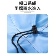 【kingkong】加厚加大機車雨衣 全罩式斗篷雨披 騎車雨衣(5XL)