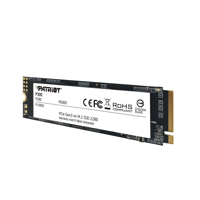 【PATRiOT 博帝】P300 M.2 2280 PCIe Gen3x4 2TB SSD固態硬碟