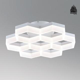 【必登堡】蜂巢吸頂燈 B563221(客廳燈/餐廳燈/臥室燈/玄關/LED/現代/簡約/北歐風)