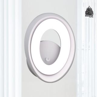 【必登堡】倪克萊壁燈 B563204(走廊燈/玄關燈/床頭燈/LED/現代/簡約/三色變光/北歐風)