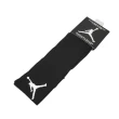 【NIKE 耐吉】頭帶 Jordan 男女款 黑 綁帶式 透氣 快乾 籃球 網球 喬丹 頭巾(JJN0001-0OS)
