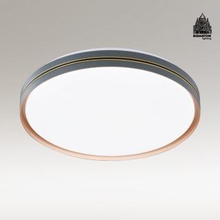 【必登堡】奧地利吸頂燈 藍灰款 B572682(客廳燈/餐廳燈/臥室燈/玄關/LED/現代/簡約/北歐風)