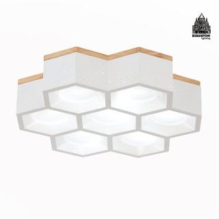 【必登堡】巢聚吸頂燈 B572921(客廳燈/餐廳燈/樓梯燈/玄關/LED/現代/簡約/日系/北歐風)