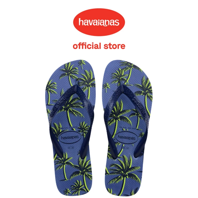 havaianas 哈瓦仕 拖鞋 男鞋 女鞋 夾腳拖 海灘 椰子樹 Top Aloha 藍 4111355-1802U(哈瓦士)