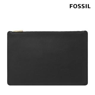 【FOSSIL 官方旗艦館】Gift 真皮收納包-黑色 SLG1583001