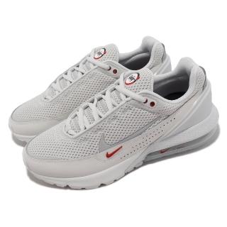 【NIKE 耐吉】休閒鞋 Air Max Pulse 男鞋 灰 銀 紅 氣墊 網布 緩震 反光 運動鞋(DR0453-001)