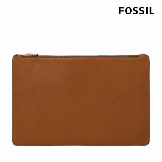【FOSSIL 官方旗艦館】Gift 真皮收納包-金棕色 SLG1583216