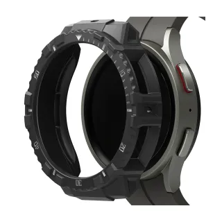 【Ringke】三星 Galaxy Watch 5 Pro 45mm Fusion-X 運動型保護殼 黑 白(Rearth 保護套)