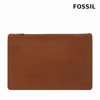 【FOSSIL 官方旗艦館】618狂歡｜Gift 真皮收納包-咖啡色 SLG1583200