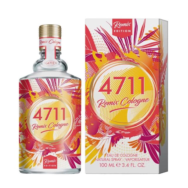 【4711 科隆之水】Remix Cologne 葡萄柚樂園古龍水 100ml(專櫃公司貨)