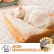 貓咪吐司坐墊  抱枕 禮物(40x40 cm)