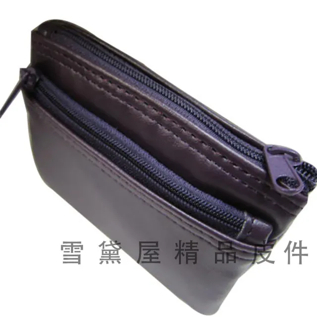 【B.H.POLO】中容量零錢包(拉鍊式主袋口進口防水包 防刮皮革材質多層設計零錢鑰匙證件包可