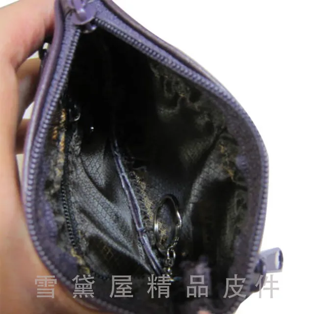 【B.H.POLO】中容量零錢包(拉鍊式主袋口進口防水包 防刮皮革材質多層設計零錢鑰匙證件包可