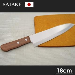 【佐竹產業】日本製不鏽鋼牛刀 18cm(切肉刀/菜刀/主廚刀)