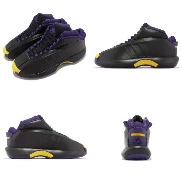 adidas 愛迪達】籃球鞋Crazy 1 Lakers Kobe TT 男鞋黑紫黃湖人隊柯比