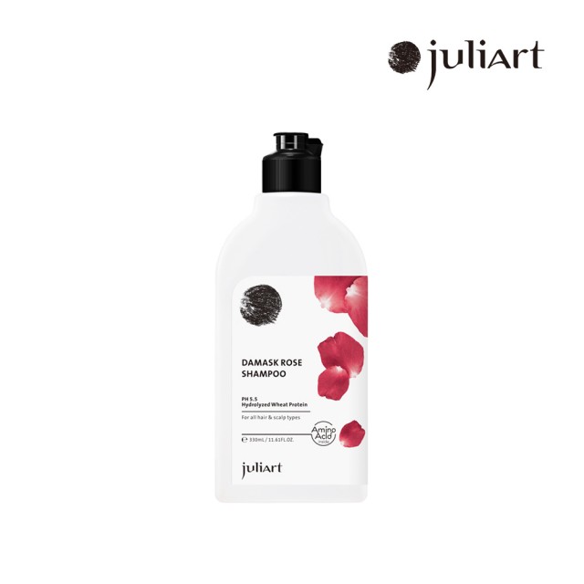 【juliArt 覺亞】大馬士革玫瑰精萃洗髮精330mL(護色/鎖色/胺基酸洗髮/染燙修護)