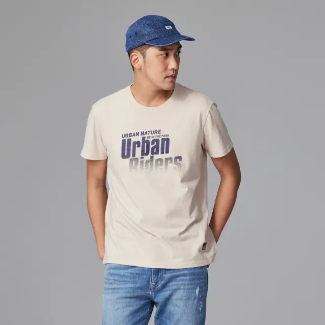 【Lee】出清品-男裝 短袖T恤 / UR系列LOGO 共2色 標準版型(LB30202197W / LB302021857)