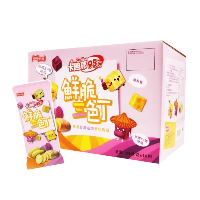【美式賣場】卡迪那 鮮脆三色丁(38公克 X 16入)