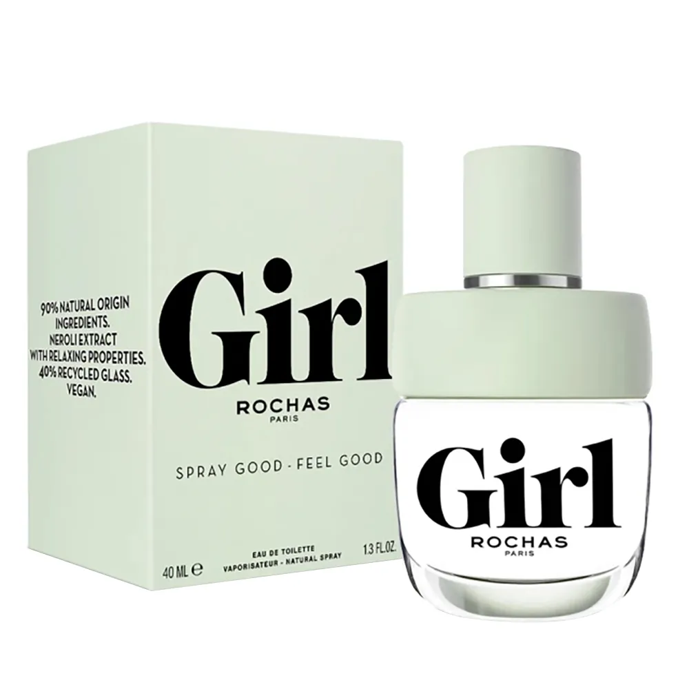 【ROCHAS 羅莎】ROCHAS Girl 羅莎女孩淡香水40ML(專櫃公司貨)