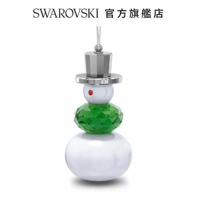 【SWAROVSKI 官方直營】SWAROVSKI 施華洛世奇 Holiday Cheers雪人掛飾 交換禮物