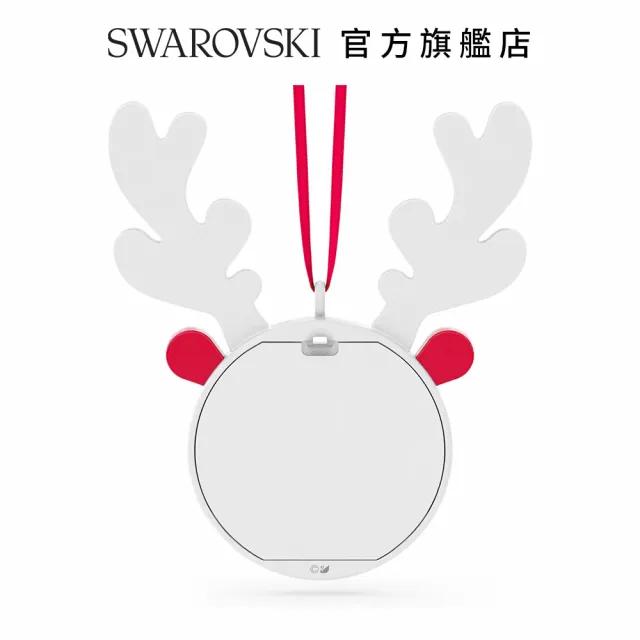 【SWAROVSKI 官方直營】SWAROVSKI 施華洛世奇 Holiday Cheers馴鹿相片掛架 交換禮物