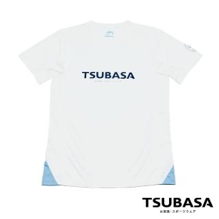 【TSUBASA灑落運動衣】THE FIRST 珍珠白 運動排汗上衣 男款(超強透氣運動T恤 排汗T恤 運動衣)