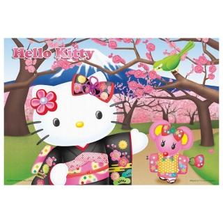 【HUNDRED PICTURES 百耘圖】Hello Kitty 花見八重櫻拼圖300片(三麗鷗)