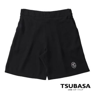 【TSUBASA灑落運動衣】ASA楓葉象牙黑 極速乾機能運動短褲 男款(超強透氣運動短褲 排汗短褲 運動短褲)