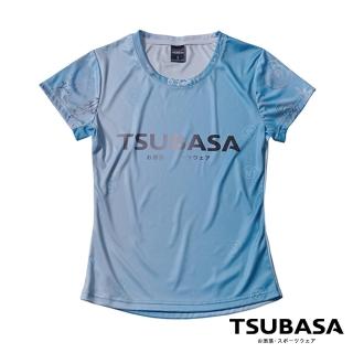 【TSUBASA灑落運動衣】ASA山茶花 透氣機能運動衫 女款(超強透氣運動T恤 排汗T恤 運動衣)
