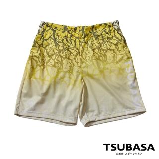 【TSUBASA灑落運動衣】ASA絢爛爆裂紋 極速乾機能運動短褲 男款(超強透氣運動短褲 排汗短褲 運動短褲)