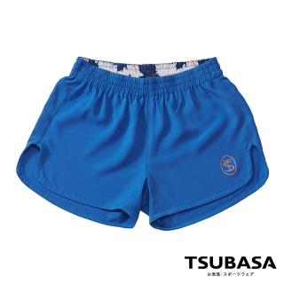 【TSUBASA灑落運動衣】ASA楓葉晴空藍 極速乾機能運動短褲 女款(超強透氣運動短褲 排汗短褲 運動短褲)
