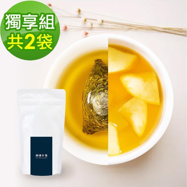 【順便幸福】桂花烏龍茶+果香綠茶各10包/袋-共2袋(烏龍 綠茶 可冷泡)