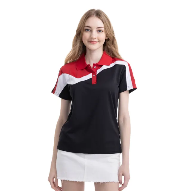 【PAUL SAILING】休閒運動吸濕排汗短袖POLO衫女(吸濕排汗)