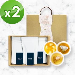 【順便幸福】黃金蕎麥+金萱烏龍+果香綠茶3袋/盒-共2盒(蕎麥 烏龍 綠茶)