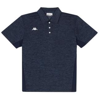 【KAPPA】KAPPA義大利型男吸濕排汗速乾 POLO 短袖衫(丈青 331E8LWB29)