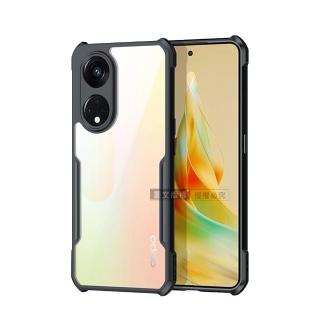 【XUNDD 訊迪】OPPO Reno8 T 5G 軍事防摔 鏡頭全包覆 清透保護手機殼-夜幕黑
