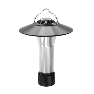 【LTP】2入組 USB多功能露營帳篷燈 警示手電筒 野營燈氛圍燈 小夜燈(附贈脚架-聚光罩-尾蓋)