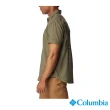 【Columbia 哥倫比亞 官方旗艦】男款- Silver Ridge 超防曬UPF50快排短袖襯衫-軍綠(UAE15170AG / 2023年春