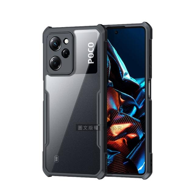 【XUNDD 訊迪】POCO X5 Pro 5G 軍事防摔 鏡頭全包覆 清透保護手機殼-夜幕黑