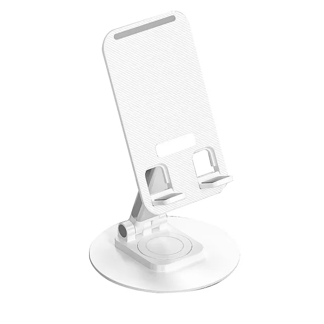 【愛家樂】鋁合金桌上型可360°旋轉調角度/高度手機平板支架(Switch遊戲主機/追劇/直播神器螢幕不反光)