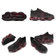 【NIKE 耐吉】休閒鞋 Air Max Scorpion FK 男鞋 黑 紅 大氣墊 針織鞋面(DJ4701-004)