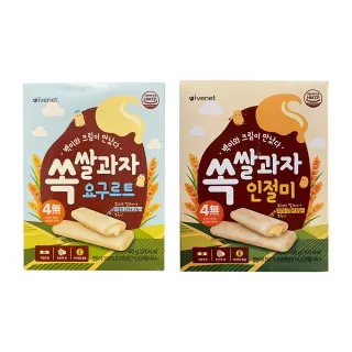 【艾唯倪】7M+ 寶寶米餅棒（5g*8支/盒）(7M+ 米餅 米棒 夾心餅 韓國銷售前10)