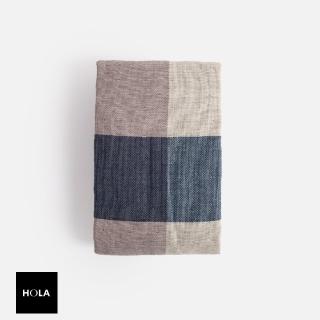【HOLA】漸變紗布毛巾-藍34x74
