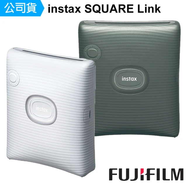 【FUJIFILM 富士】instax SQUARE Link 手機相機印相機 --公司貨(SQ空白底片一盒+束口袋+相框)